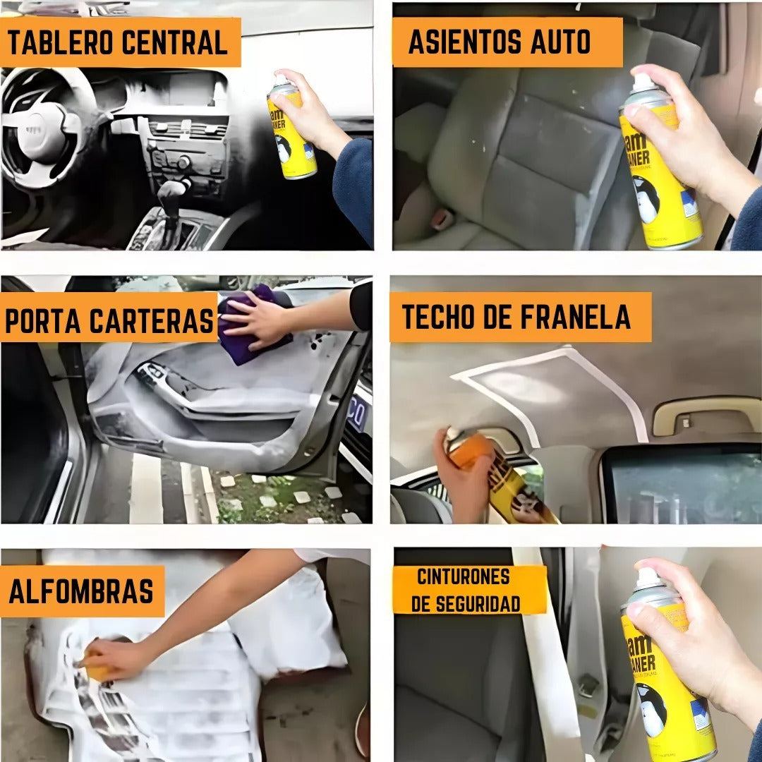 FOAM CLEANER – ESPUMA MULTIUSOS - ¡PAGUE 2 Y LLEVE 3!