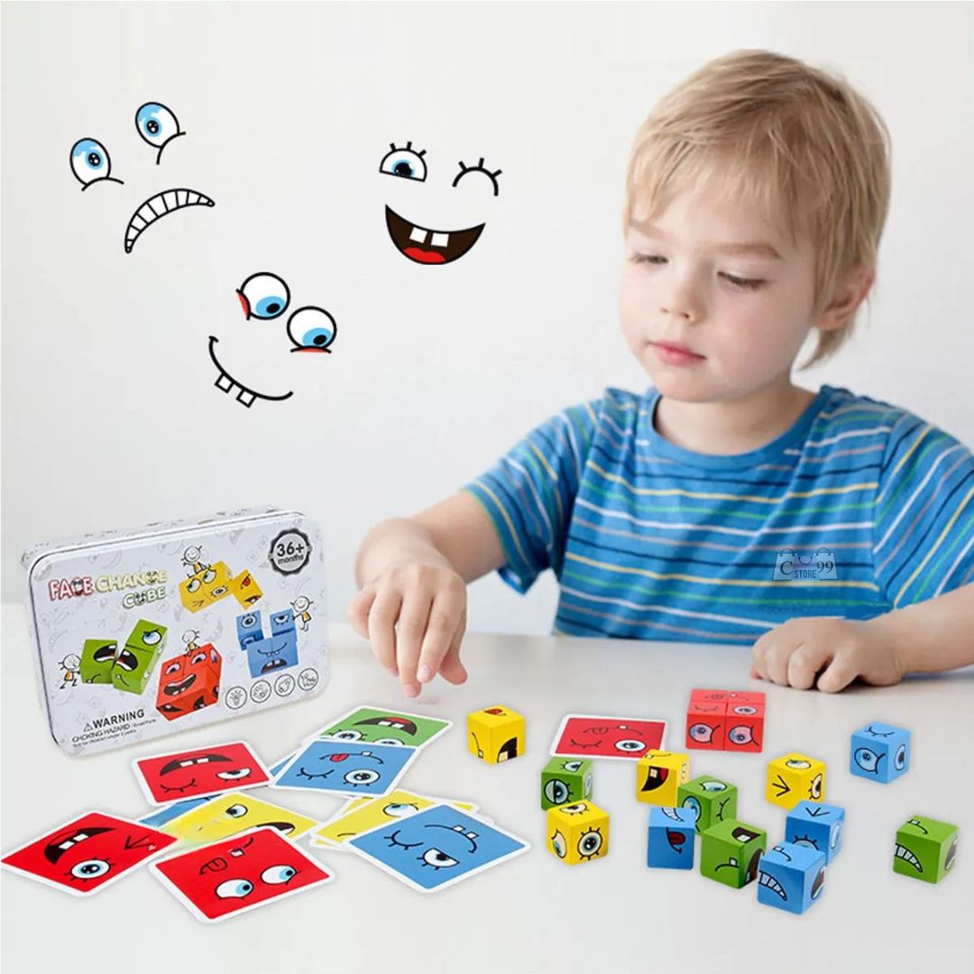Increible Face Change Cube Aprende Jugando