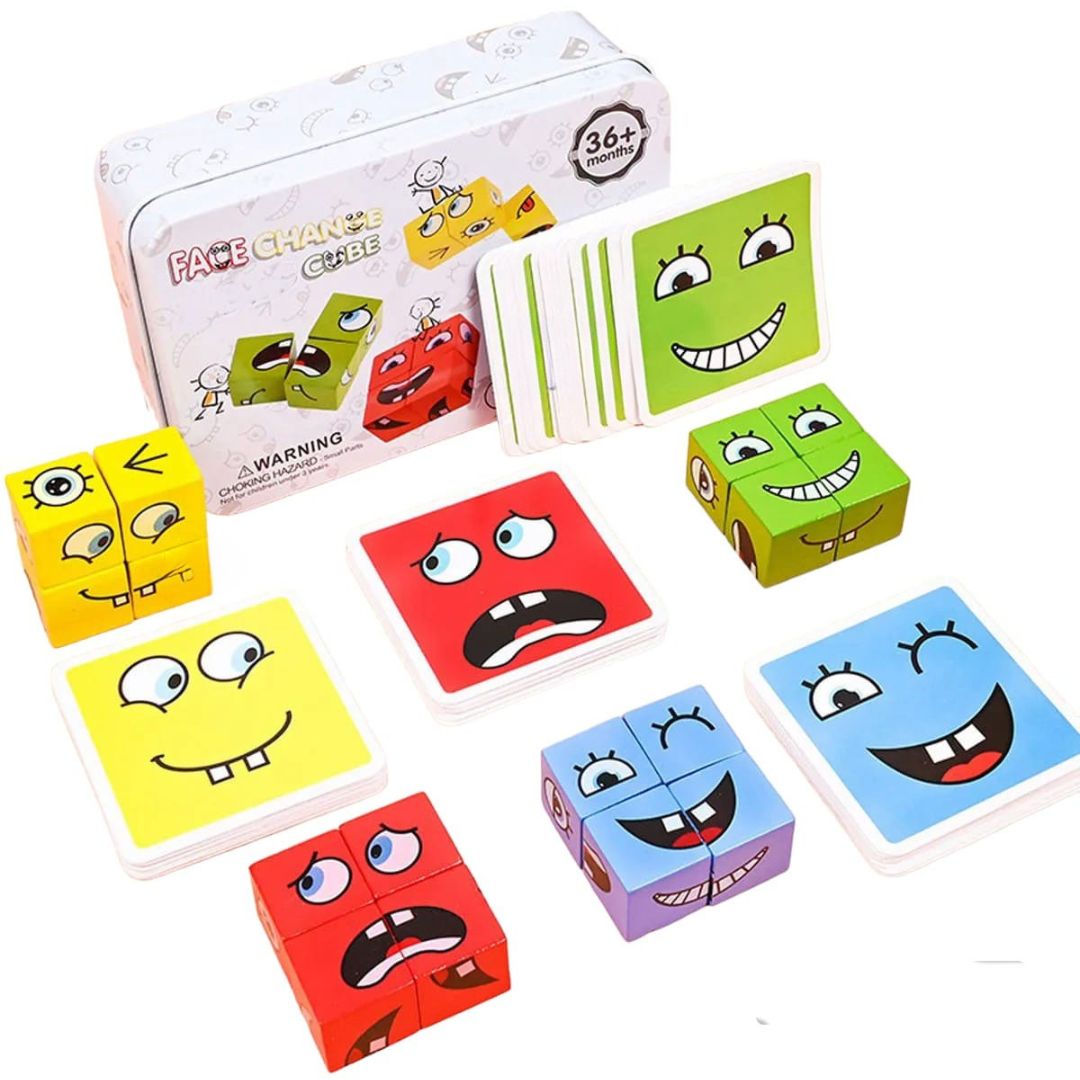Increible Face Change Cube Aprende Jugando