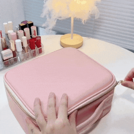 Cosmetiquera Con Espejo Luz LED – Compras Smart