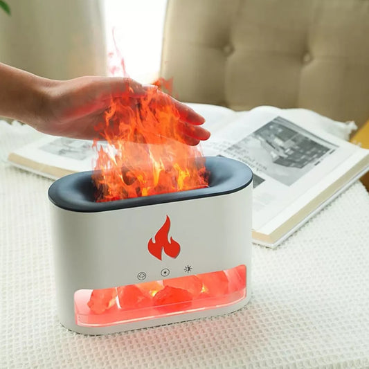 Expectacular Difusor de Aroma con llama de fuego