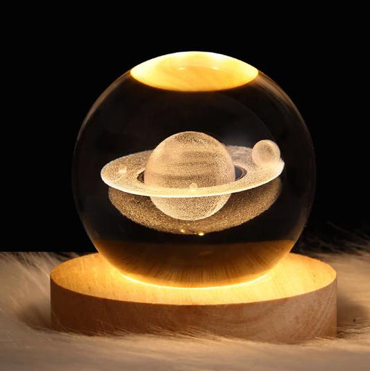 🌒🪐Lampara De Esfera Luna o Saturno: Decora, Ilumina y Sorprende🪐🌒